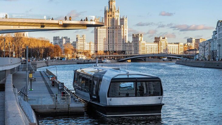 Десять новых электросудов могут начать работу на Москве-реке в летний период
