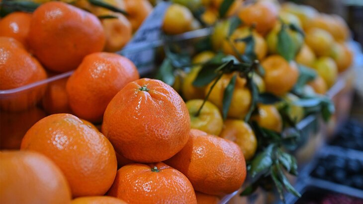 Первые мандарины появились на московских ярмарках выходного дня
