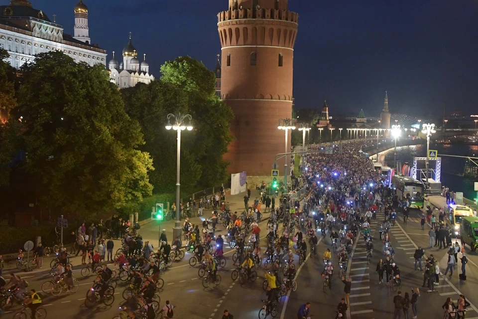 Открыта регистрация на Ночной велофестиваль в Москве 5 июля