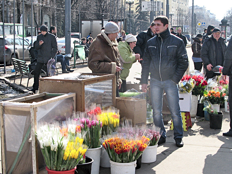 Торговля цветы