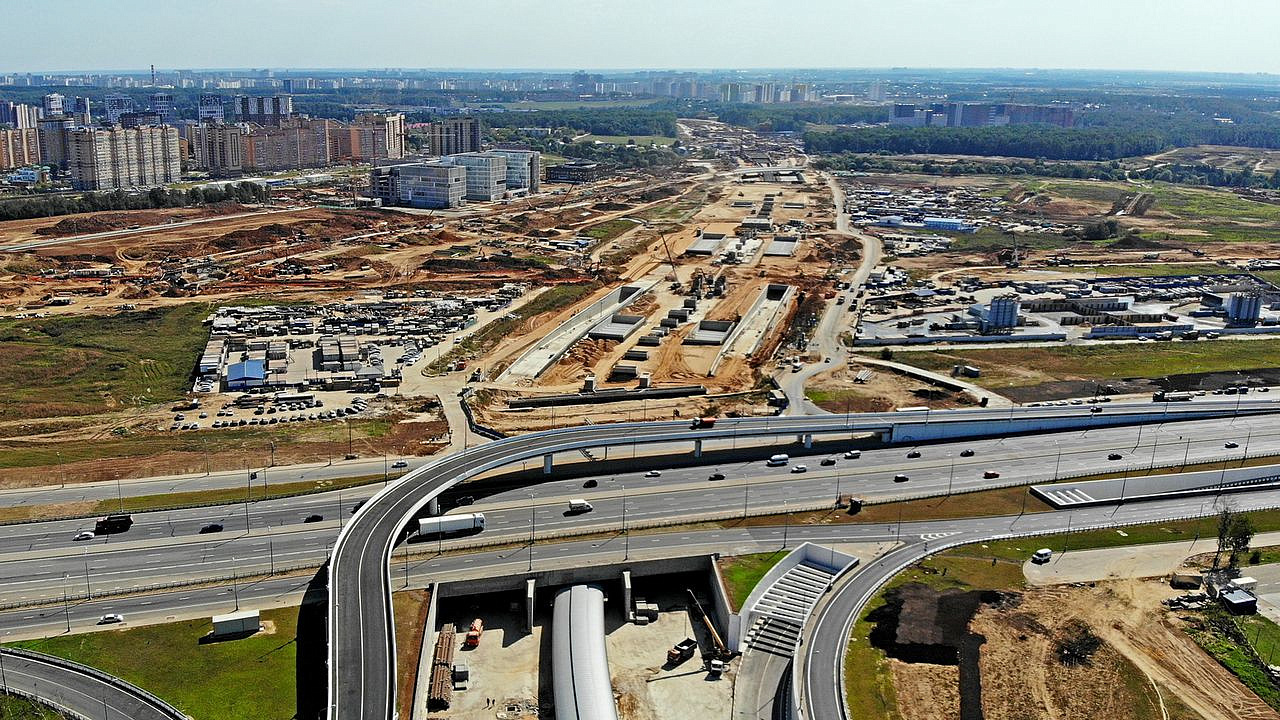 О реконструкции развязок на МКАД с Боровским и Киевским шоссе