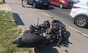 Мотоциклист попал в ДТП в Очаково-Матвеевском