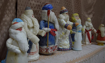Выставка советских елочных игрушек открылась в Музее Победы